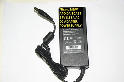 *Brand NEW* DA-80A24 APD 24V 3.33A AC DC ADAPTER POWER SUPPLY